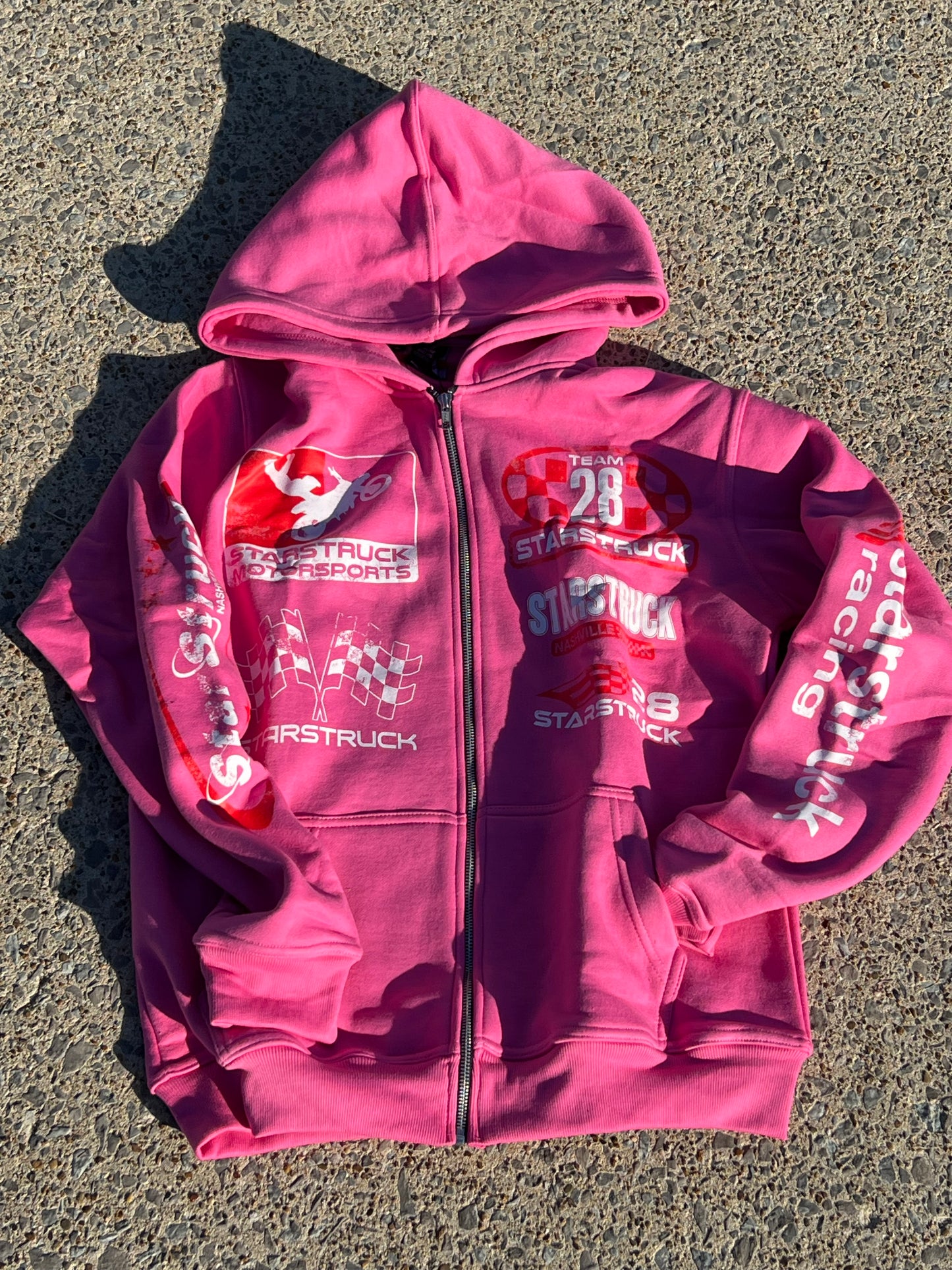 PINK RACER ZIPUP